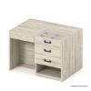 Picture of Tahoe Modern Makeup Vanity Closet Island with Drawers