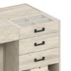 Picture of Tahoe Modern Makeup Vanity Closet Island with Drawers