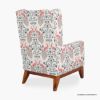 Picture of Ceres Classic Vintage Upholstered Wingback Accent Chair