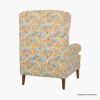 Picture of Carson Upholstered Wingback Armchair with Paisley Pattern