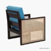 Picture of Lakeshore Cyan Blue Modern Rattan Accent Chair