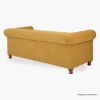 Picture of Winding Mustard Gold 3 Seater Chesterfield Sofa