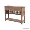 Picture of Calaveras Hand Carved Rustic Console Table with Drawers