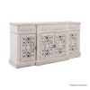 Picture of Hillsborough Distressed White Sideboard Buffet Cabinet