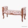 Picture of Japantown Vintage Floral Upholstered Bench with Arms