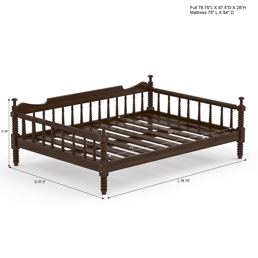 Kendall Narrow Daybed Sofa Size Image