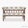 Picture of Broadway Floral Upholstery Traditional Settee Bench