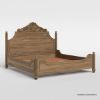 Picture of Morrisville Panel Hand Carved Solid Wood Bed Frame