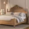 Picture of Morrisville Panel Hand Carved Solid Wood Bed Frame
