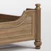 Picture of Morrisville Panel Hand Carved Solid Wood Bed Frame