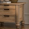 Picture of Morrisville Traditional Natural Solid Wood 3 Drawer Nightstand