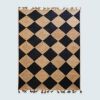Picture of Guelph Natural Jute & Dyed Black Checkered Rug