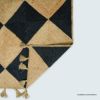 Picture of Guelph Natural Jute & Dyed Black Checkered Rug