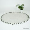 Picture of Truro Neutral Hand Braided Round Rug for Living Room