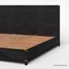 Picture of Lebec Black Alaskan King Bed Frame with Headboard