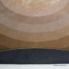 Picture of Olds Modern Ombre Effect Gradient Brown Round Rug