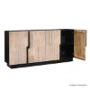 Picture of Porterville Contemporary Fluted Sideboard Cabinet with Storage