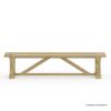 Picture of Fulton Reclaimed Farmhouse Outdoor Dining Set with Bench