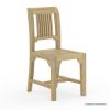 Picture of Fulton Solid Teak Wood Outdoor Vertical Slatted Dining Chair