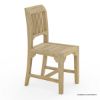 Picture of Fulton Solid Teak Wood Outdoor Vertical Slatted Dining Chair
