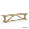 Picture of Fulton Stylish Teak Wood Trestle Base Dining Bench