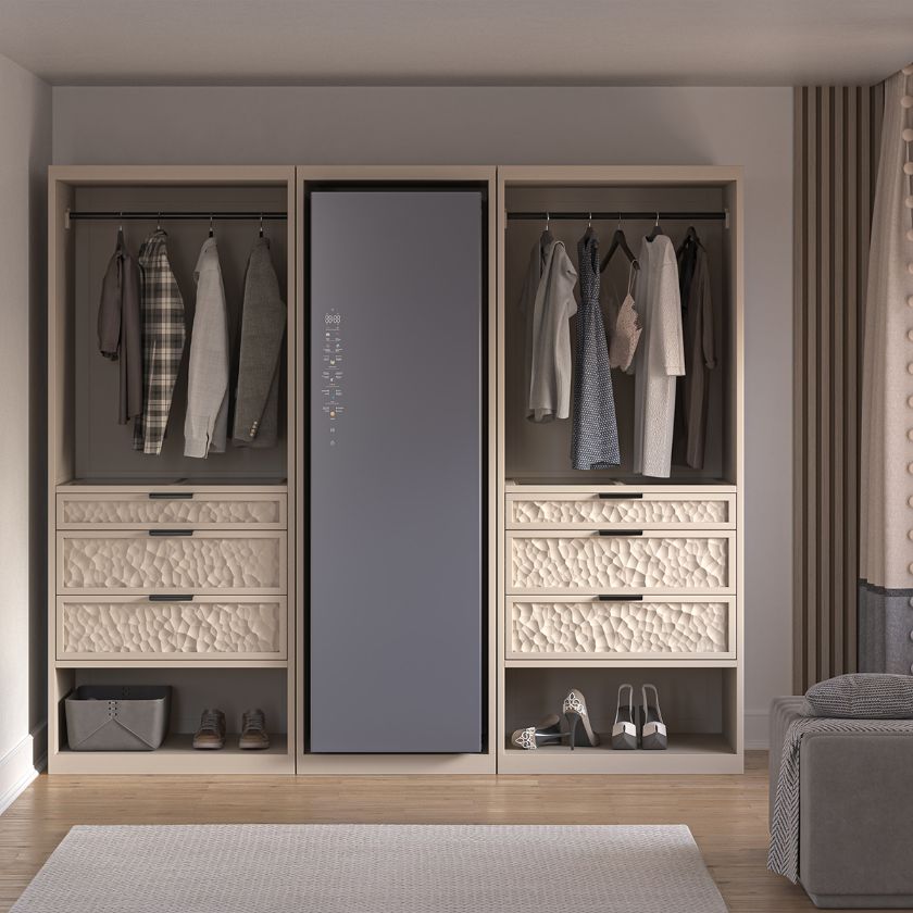 Picture of Liard Modular wooden Closet systems with Steam Closet Space