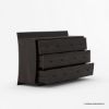 Picture of Sligo Modern Sleigh Solid Wood 6 Drawer Dresser