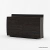Picture of Sligo Modern Sleigh Solid Wood 6 Drawer Dresser