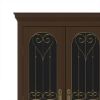 Picture of Alberta Mahogany Wood Armoire Wardrobe with Drawers