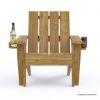 Picture of Kern Teak Wood Adirondack Chair with Cup Holder 