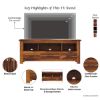 Picture of Jeddito Mission Solid Wood TV Stand With Drawers (60")