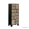Picture of Austria Hand Carved Off White Tallboy Dresser