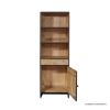 Picture of Arkansas Solid Wood Tall Bookshelf with Door