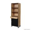 Picture of Arkansas Solid Wood Tall Bookshelf with Door