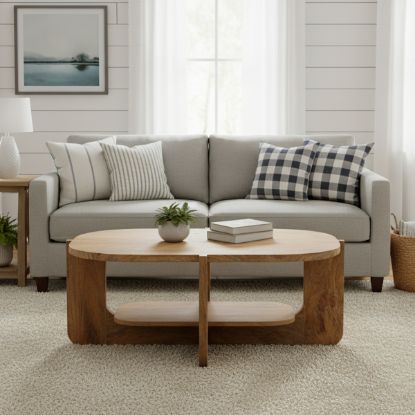 Picture of Rovinj Pi Pebble Modern Farmhouse Coffee Table