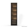 Picture of Sunol Shelf Closet Tower with Glass Crate Drawers
