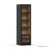 Picture of Sunol Shelf Closet Tower with Glass Crate Drawers