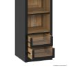 Picture of Sunol Shelf Closet Tower with Glass Crate Drawers