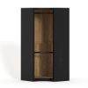 Picture of Sunol Corner Curved Double Hanging Closet Tower