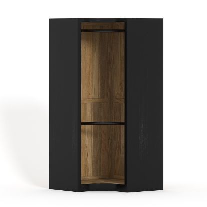 Picture of Sunol Corner Curved Double Hanging Closet Tower