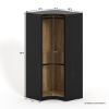 Picture of Sunol Corner Curved Double Hanging Closet Tower