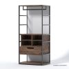 Picture of Thompson Closet Tower with Cubbies & Drawer