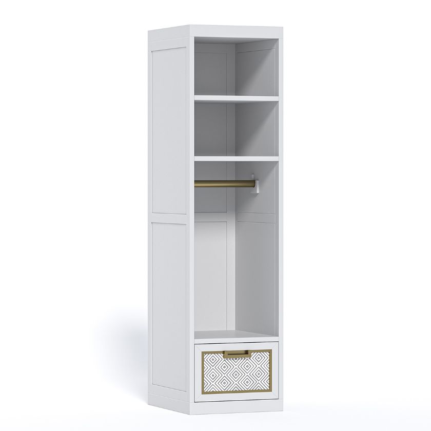 Picture of Midtown Closet Tower with Shelves & Hanging Rack