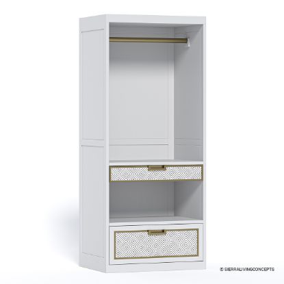 Picture of Midtown Hanging Rack & 2 Drawers Closet Unit