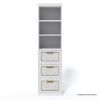 Picture of Midtown Closet Tower with 3 Shelves & Drawers