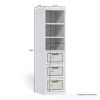 Picture of Midtown Closet Tower with 3 Shelves & Drawers