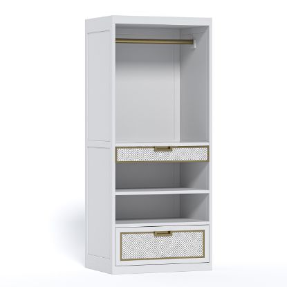 Picture of Midtown Hanging Rack Closet with Accessory Drawer