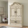 Picture of Pittsburg Large Solid Wood French Provincial Armoire Wardrobe