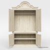 Picture of Pittsburg Large Solid Wood French Provincial Armoire Wardrobe