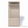 Picture of Yucaipa 3 Drawers Closet Unit with Hanging Rod